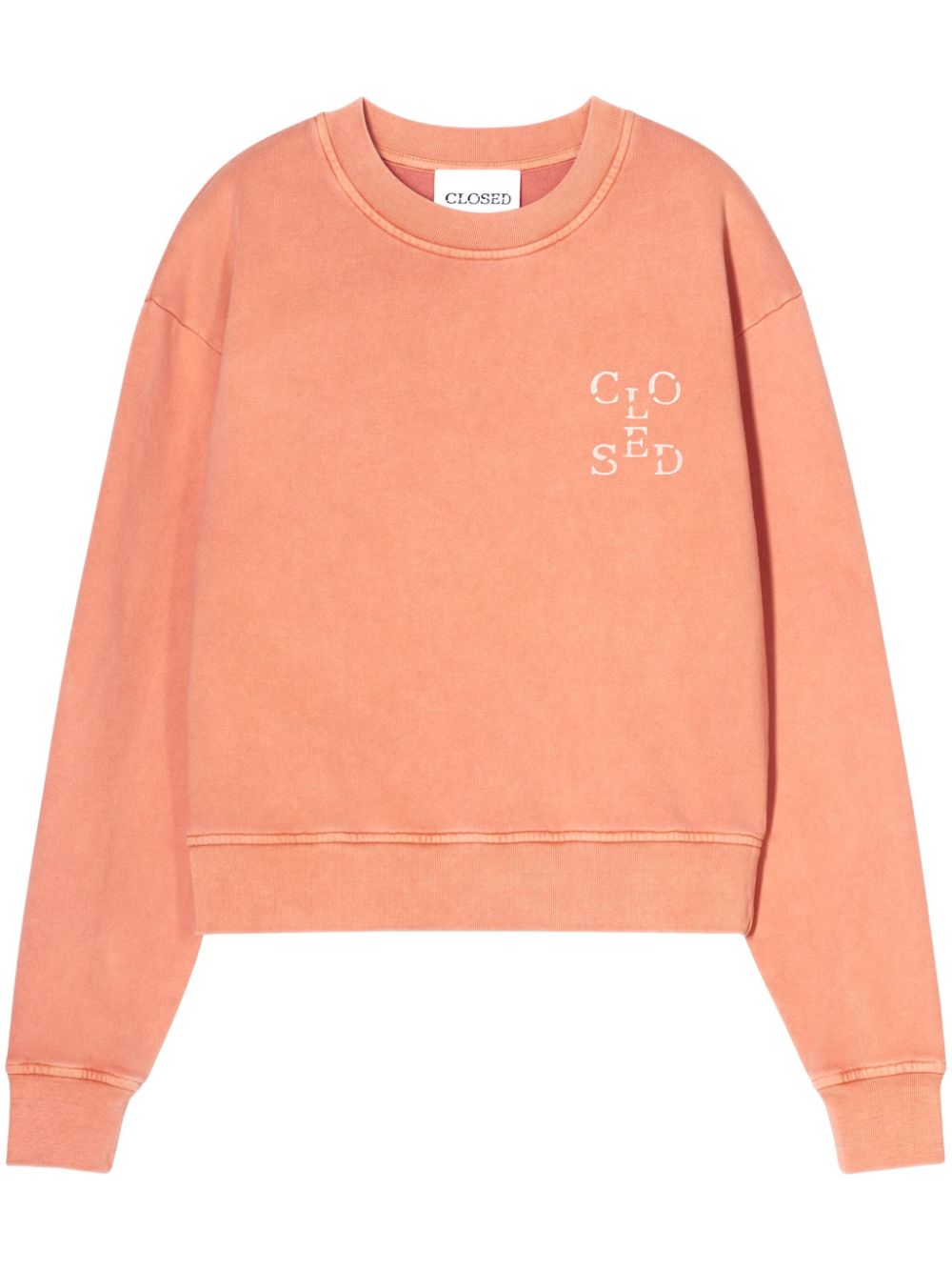 Printed swetashirt - Orange