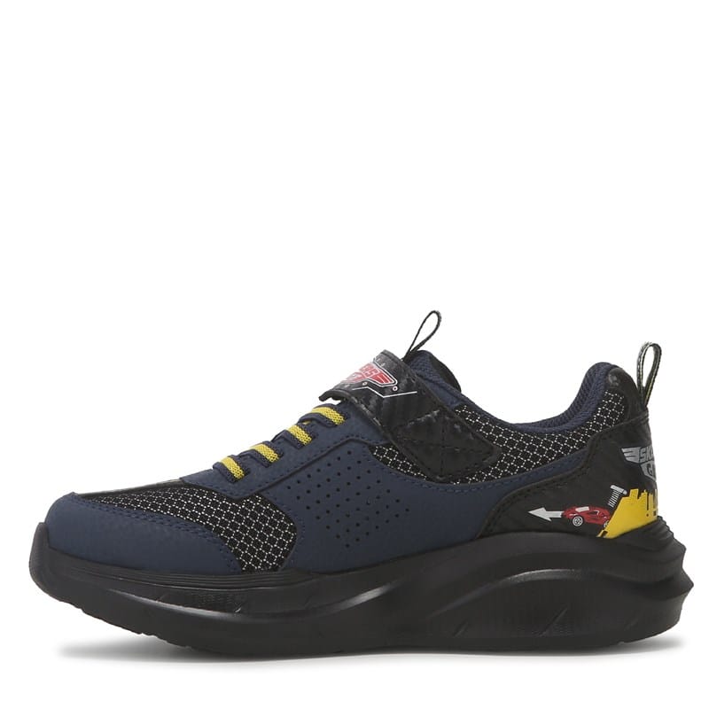 Kids' Garage Sneaker Little/Big Kid Shoes (Black/Navy/Yellow)