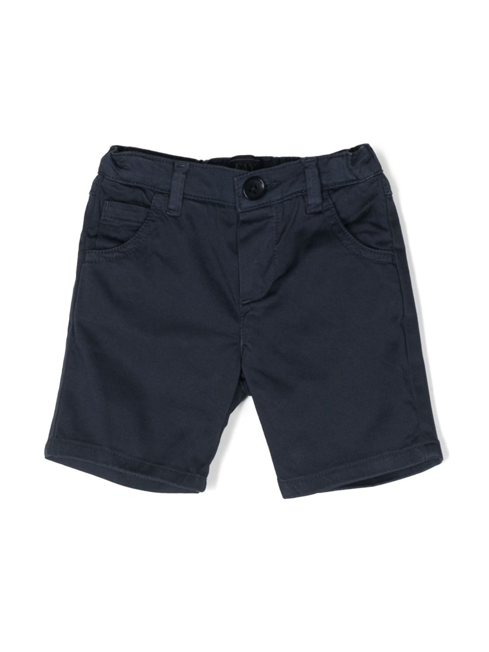 Logo-patch shorts - Blue