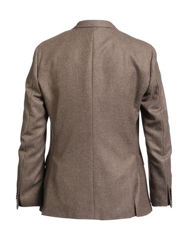 Man Blazer Brown Size 46 Virgin Wool