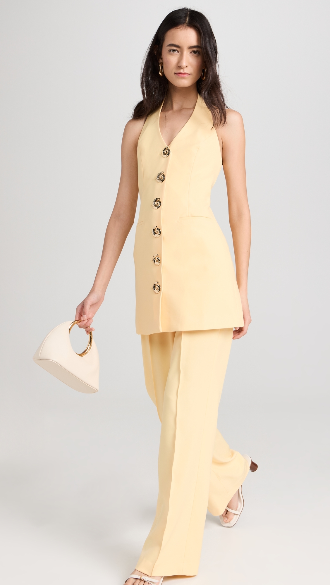 Irida Vest Dress Butter