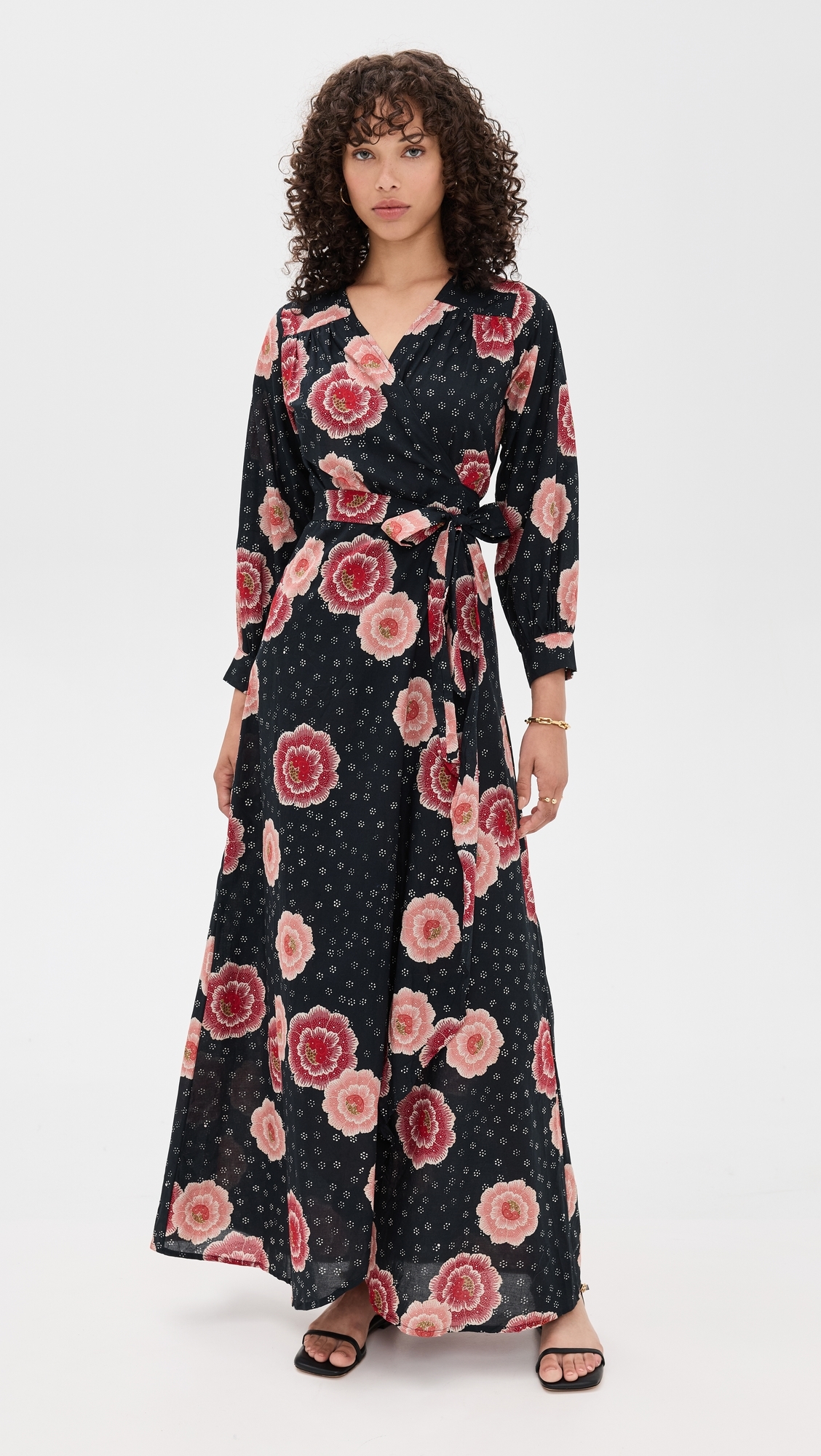 Kate Long Sleeve Dress POPPY INDIGO 