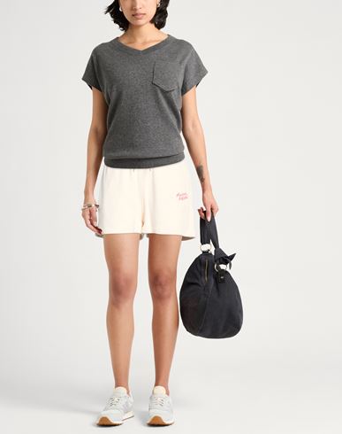 Maison Kitsuné Woman Shorts & Bermuda Shorts Blush Size XL Cotton