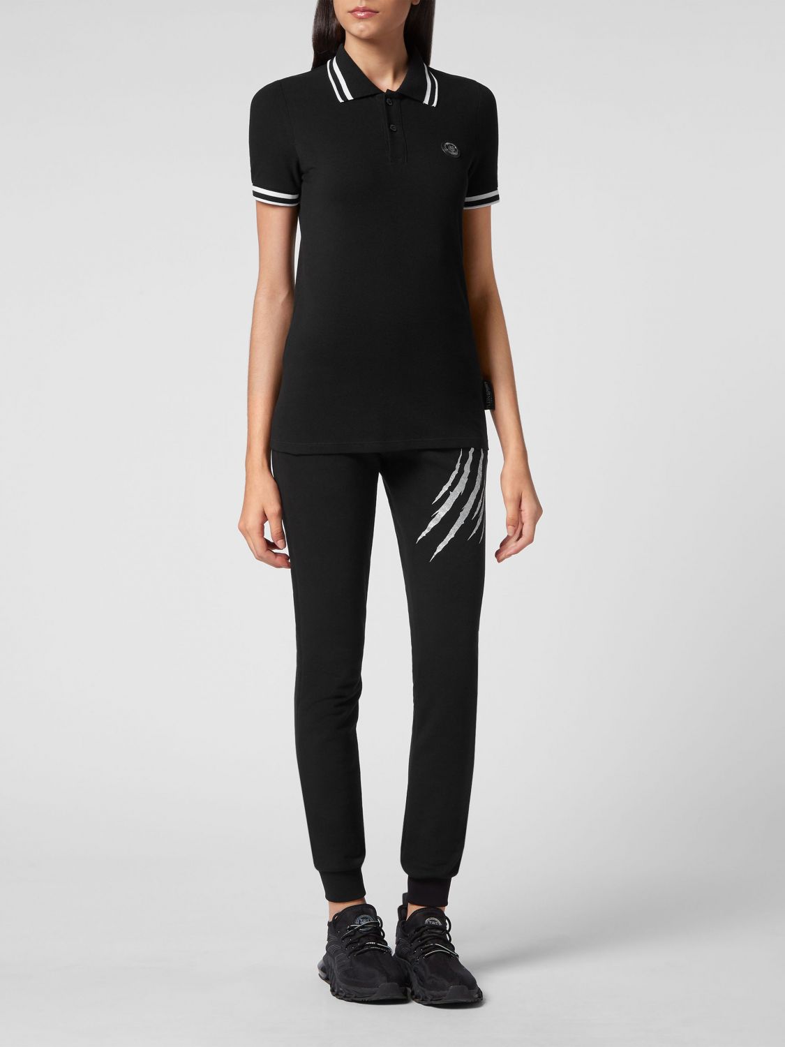Short-sleeve polo shirt - Black
