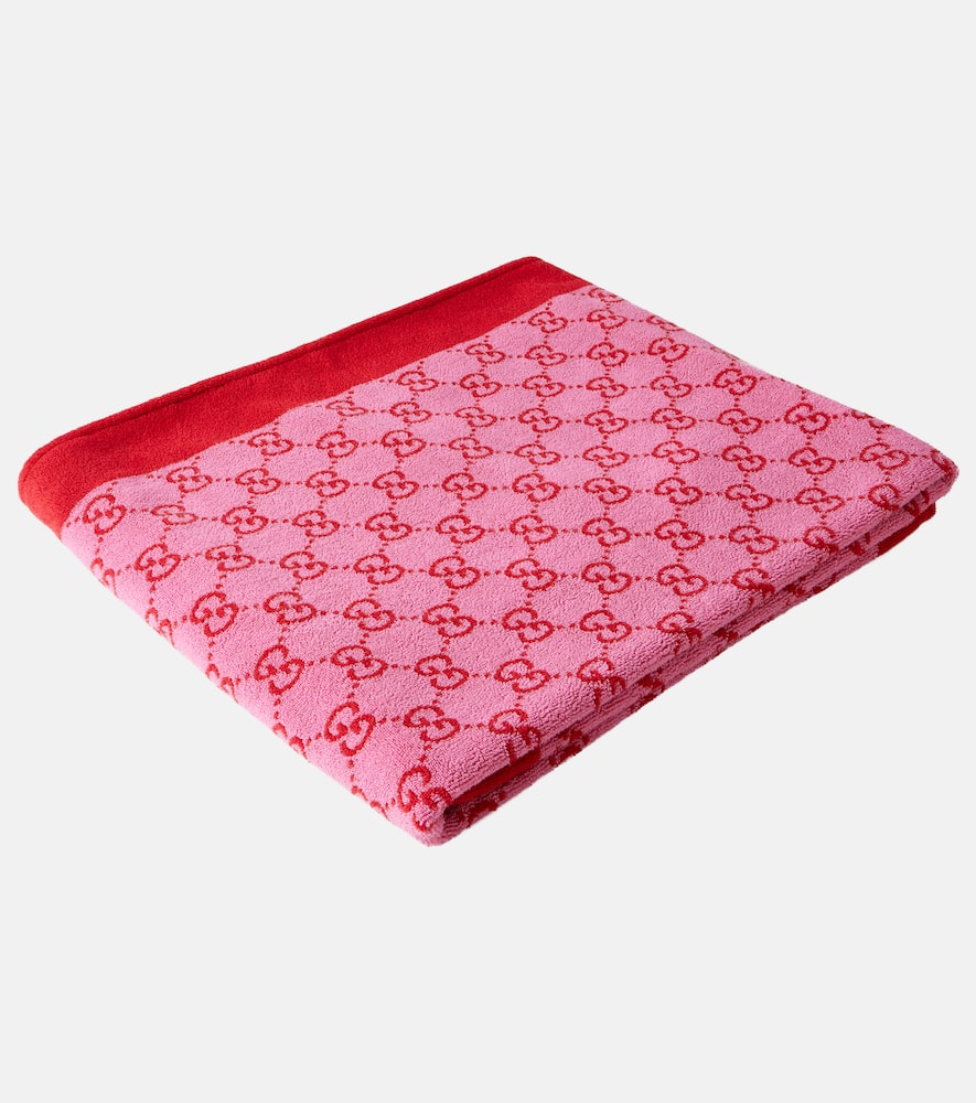 GG cotton terry beach blanket