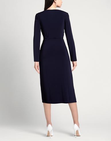Woman Midi dress Blue Size M Viscose, Elastane
