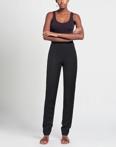 Woman Pants Black Size 10 Wool, Polyester, Polyamide