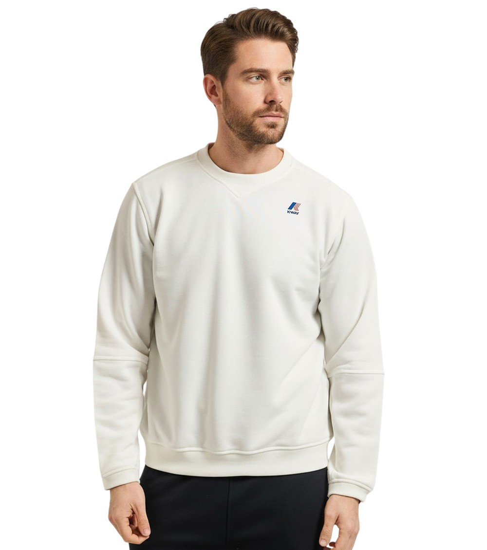 White Crew Neck Sweatshirt