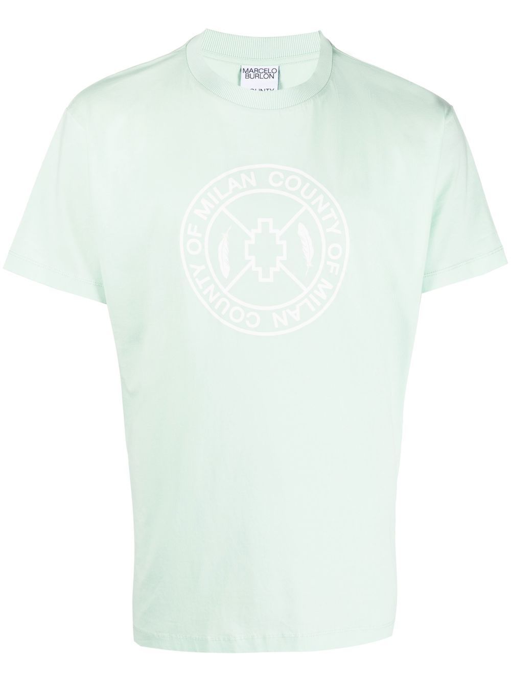 Logo-print T-shirt - Blue