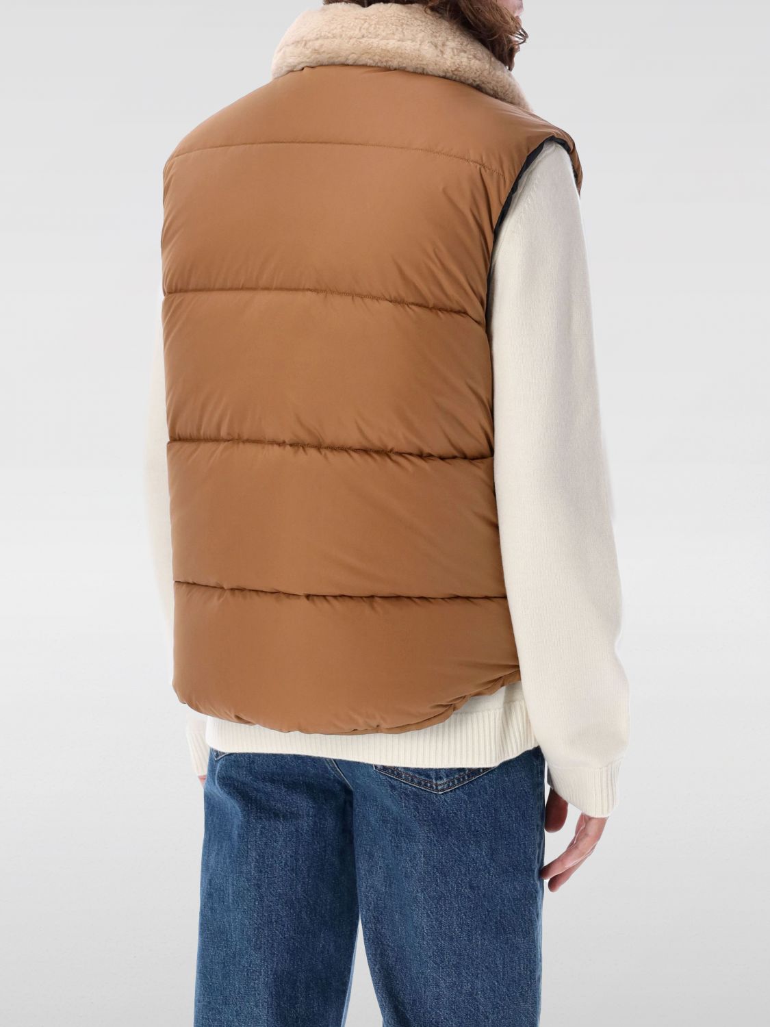 Doudoune Teddy gilet - Brown