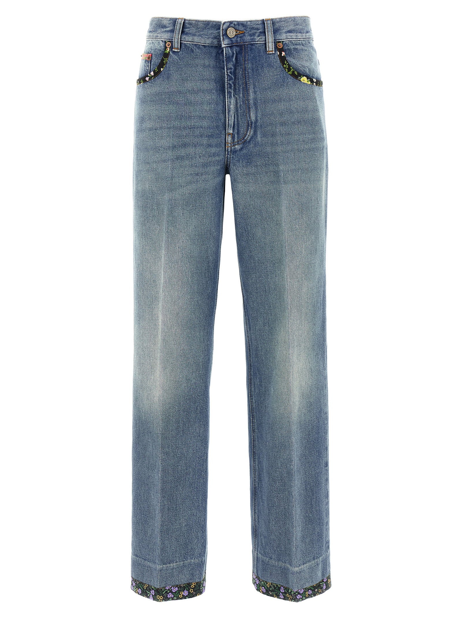 Floral Jeans