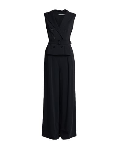 Woman Jumpsuit Black Size 6 Viscose, Elastane