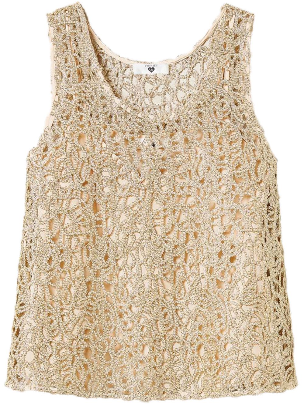 Woven top - Gold