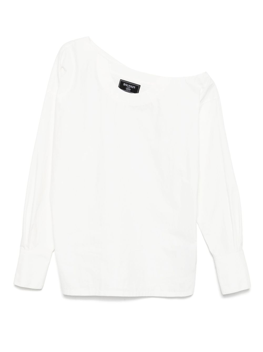 Balmain open-neck dress - White