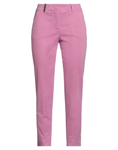 Icon 4718 Woman Pants Fuchsia Size 4 Cotton, Elastane