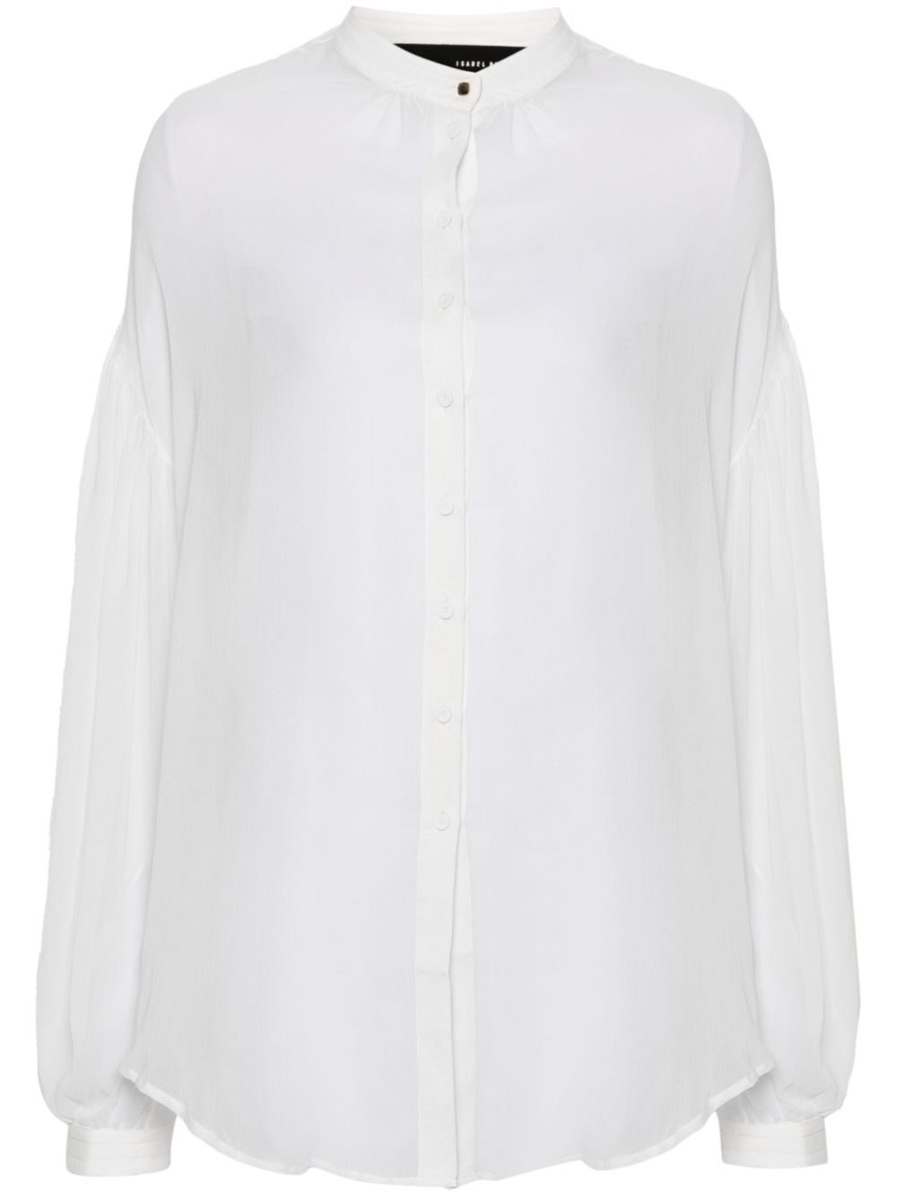 Semi-sheer shirt - White