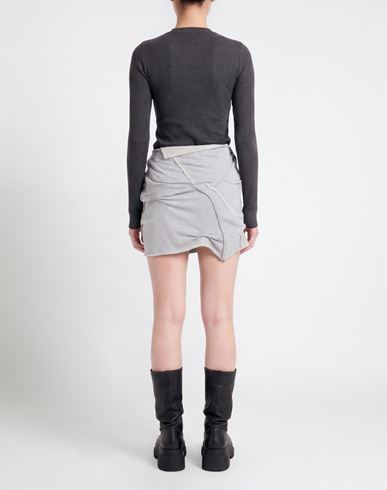 Rus/fr. ca/de Woman Mini skirt Light grey Size S Cotton