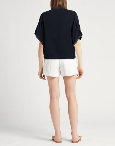 Woman Top Midnight blue Size 0 Acetate, Silk, Ecobrass
