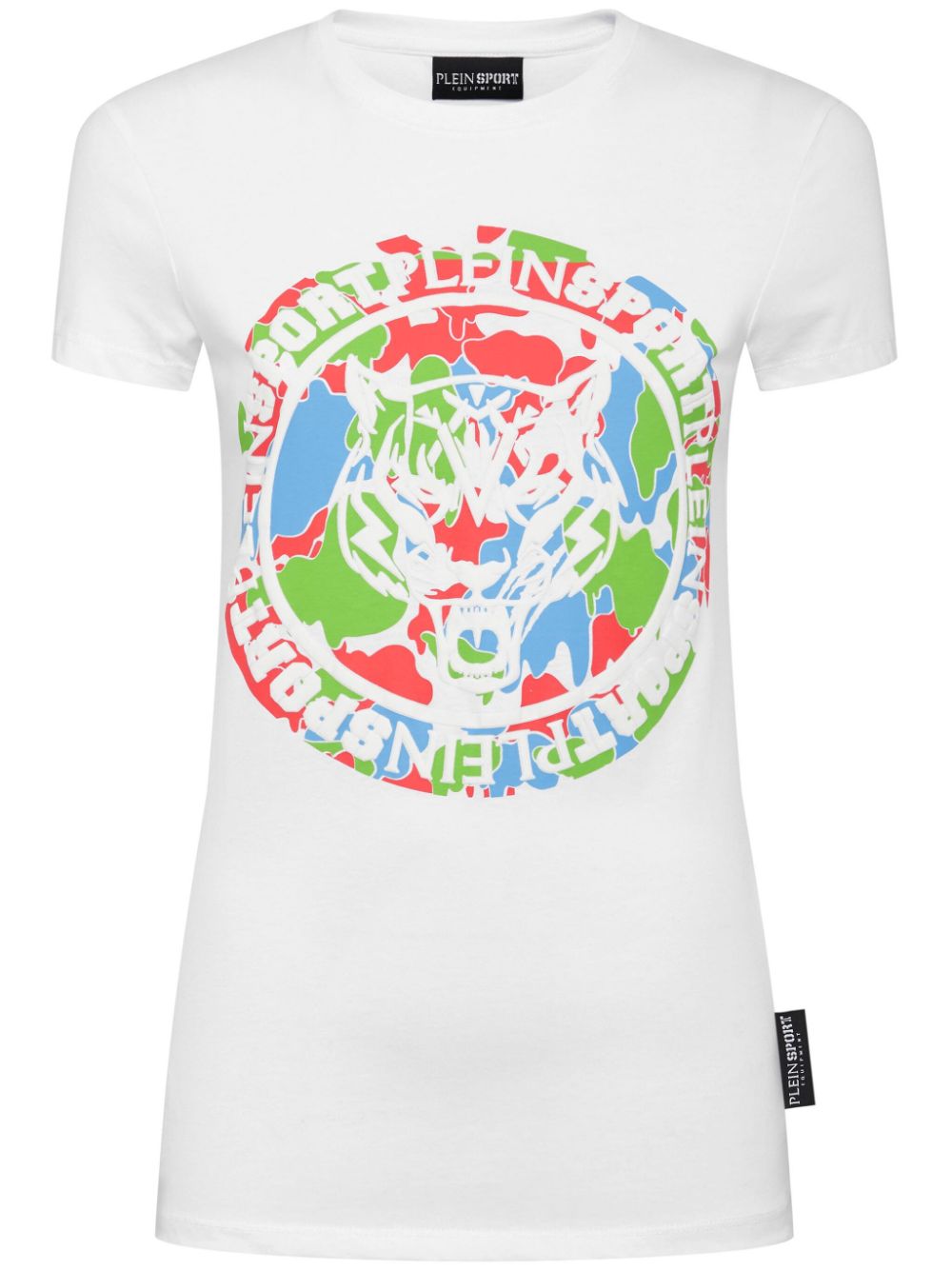 Carbon Tiger cotton T-shirt - White