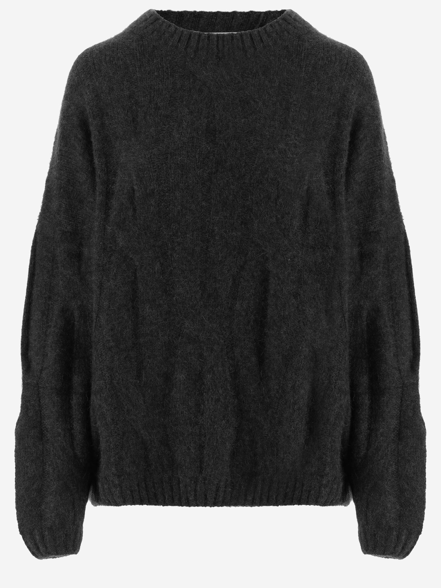 Cashmere and Silk Sweater — Black
