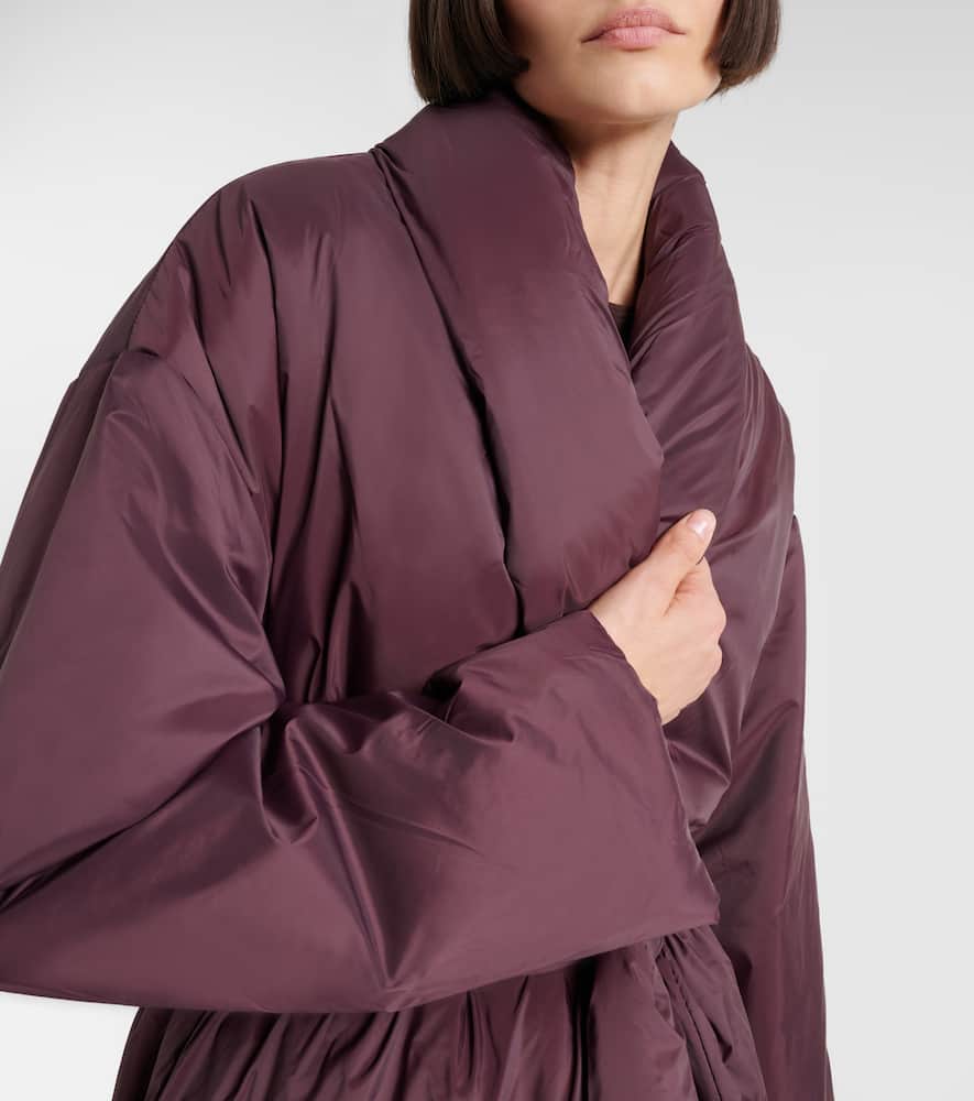 Bo belted taffeta puffer coat