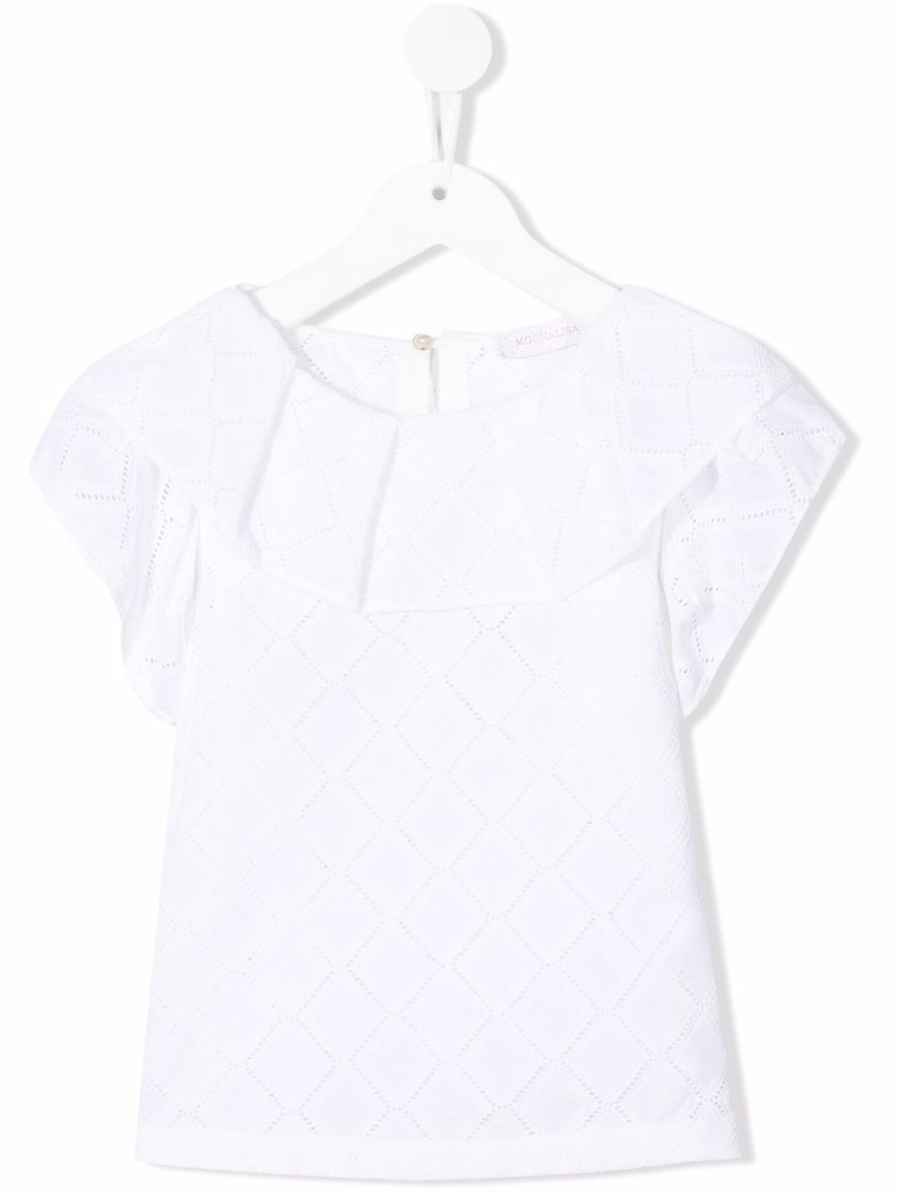 Perforated-design top - White