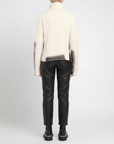 Woman Turtleneck Off white Size 6 Merino Wool, Viscose, Polyamide, Cashmere