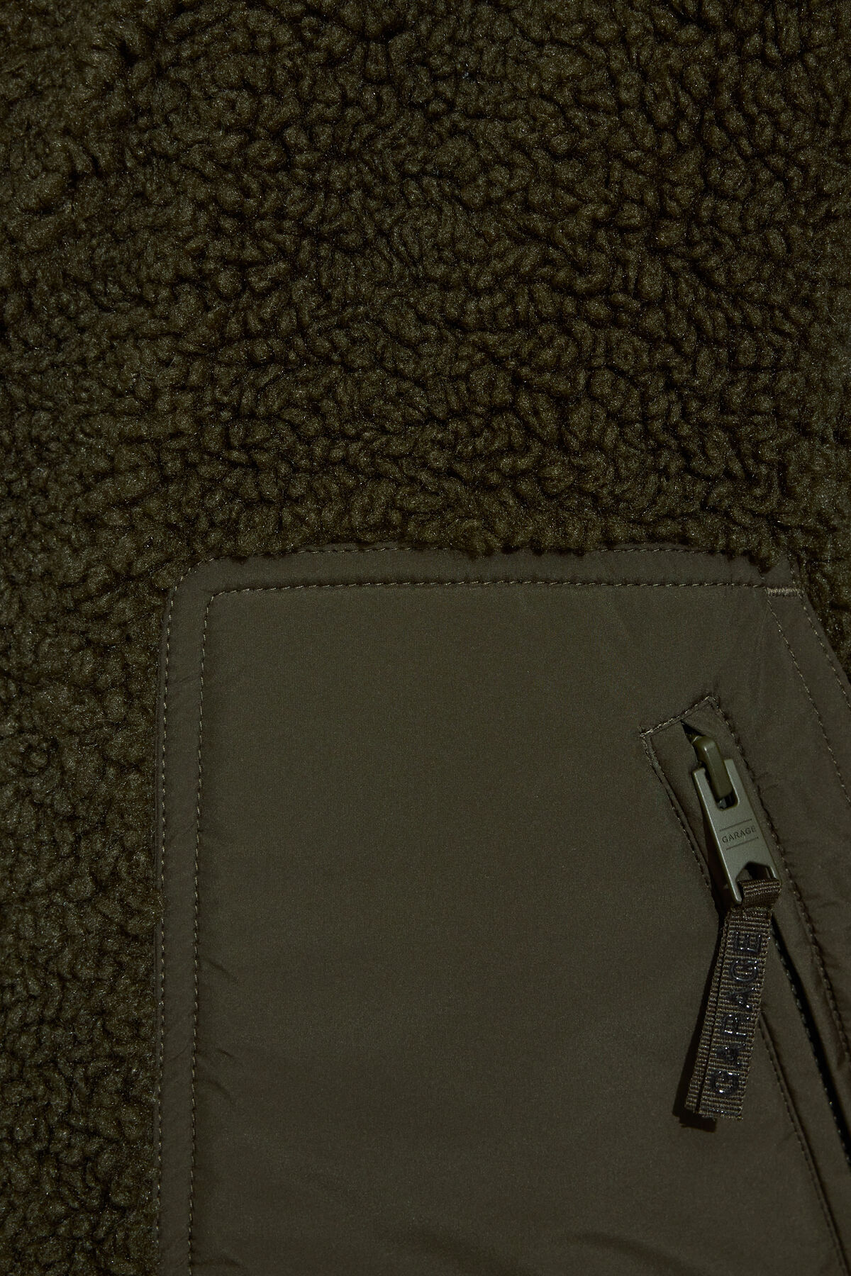 Sherpa Mixed Media Jacket