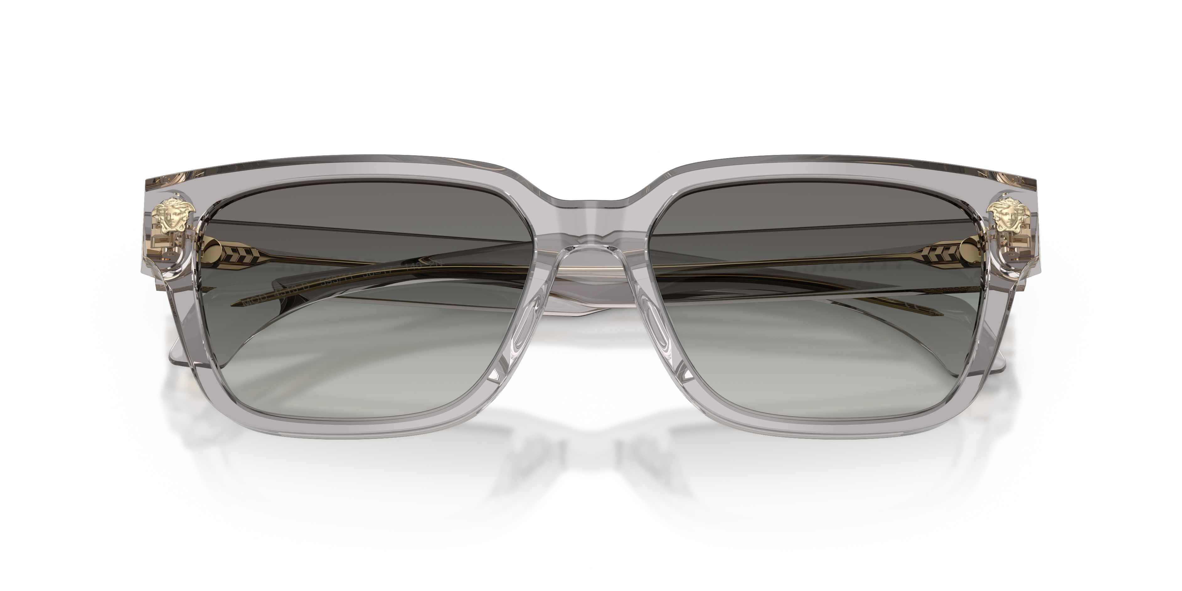 Versace Man Versace VE4513D 593/11 Sunglasses Acetate Grey Grey Squared Normal Nuanced
