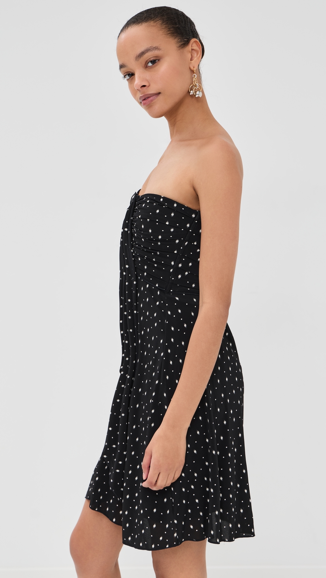 Gemma Dress Black/Ecru