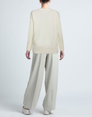 Caractère Woman Sweater Ivory Size XL Virgin Wool, Nylon