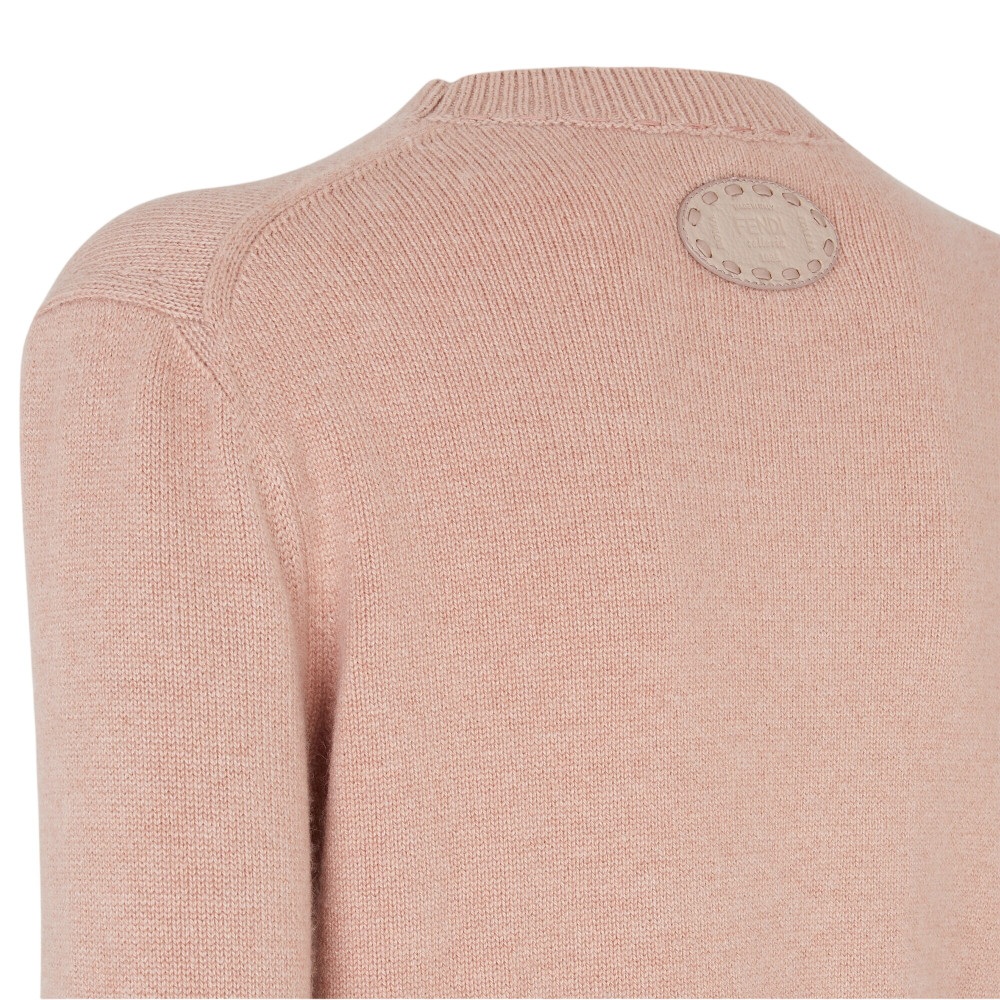 Pink Logo Crew Neck Sweatshirt