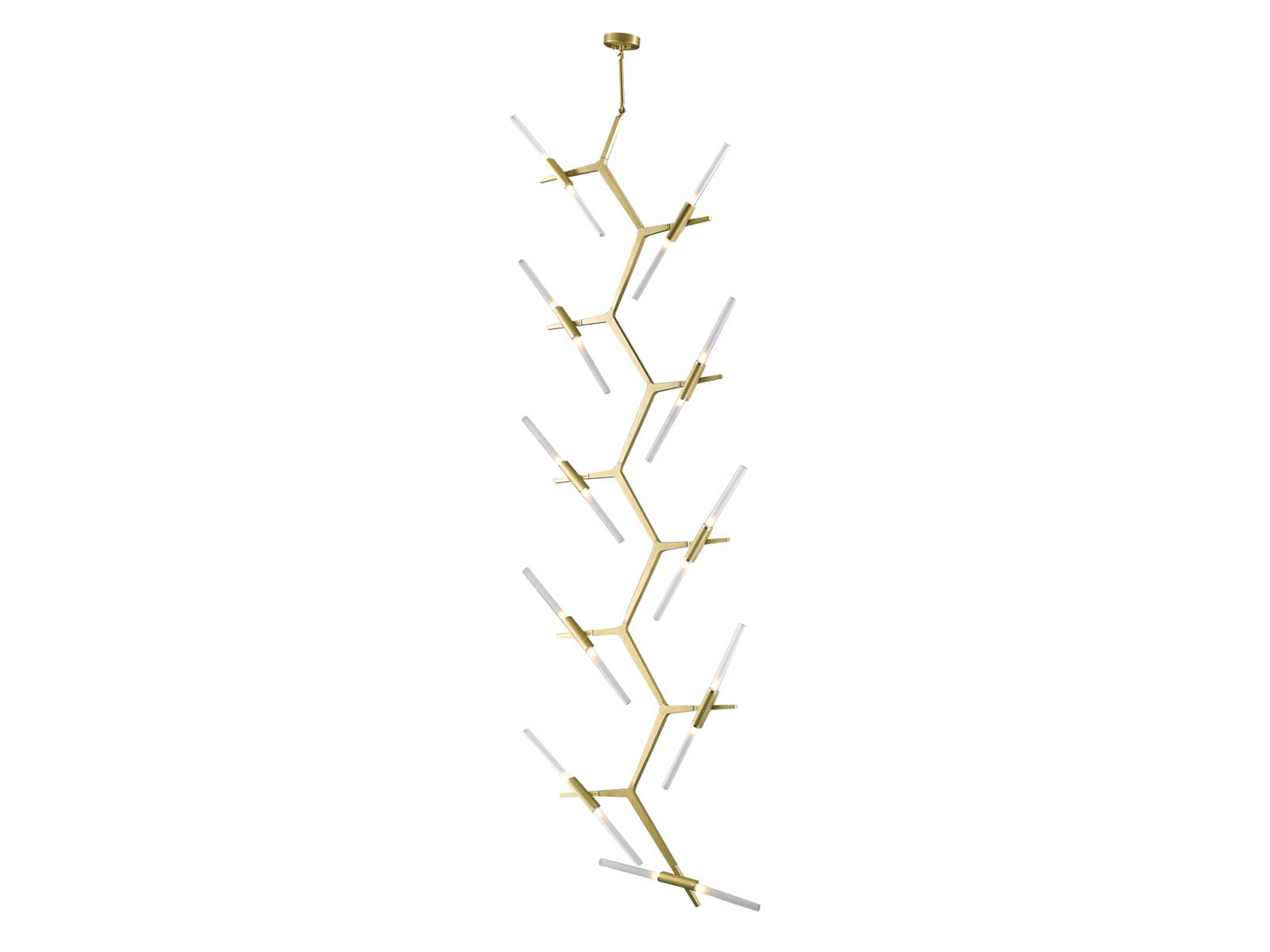 San Vicente 20-Light Chandelier in Brushed Bra