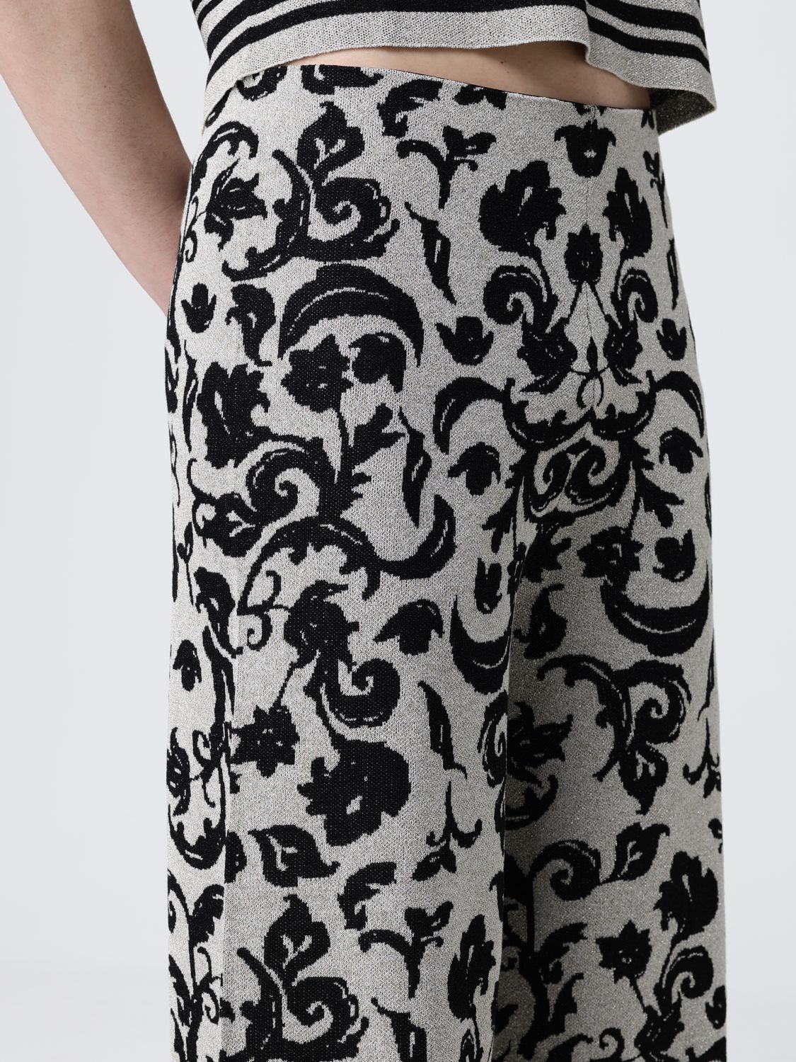 Pants Woman color Silver