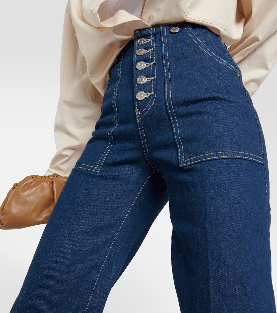 Crosbie high-rise wide-leg jeans