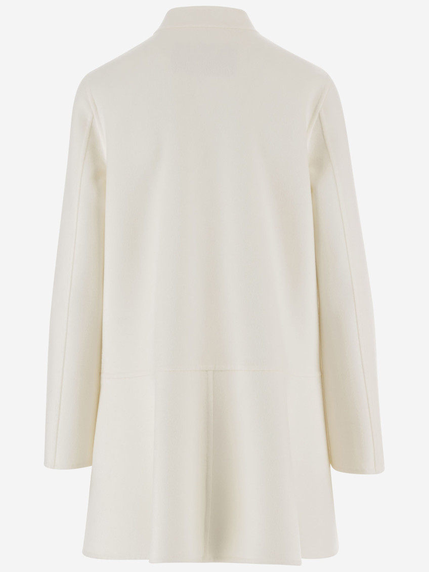 Ivory Wool Coat