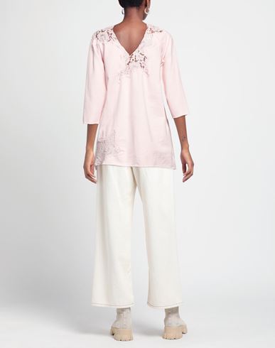 Pink Memories Woman Sweatshirt Light pink Size 6 Cotton, Polyamide