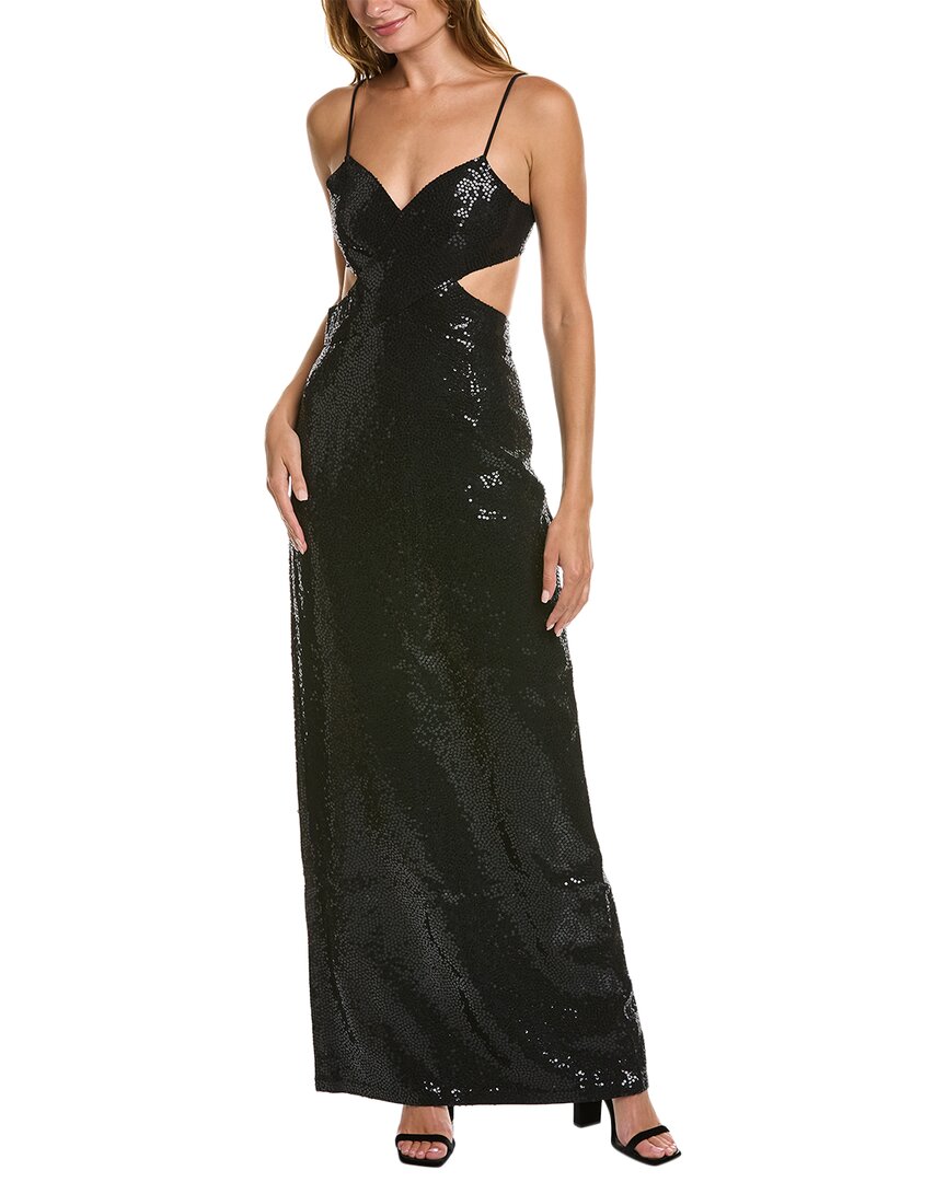 Crepe Cut Out Gown