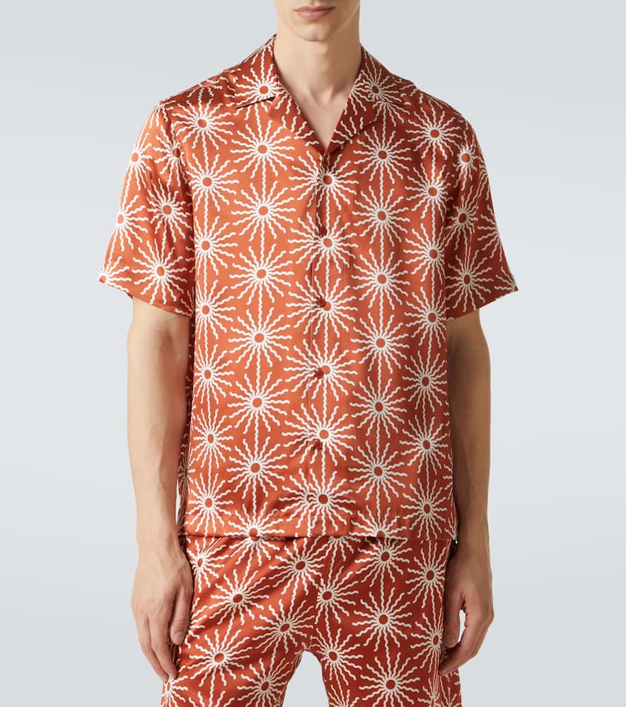 Roberto printed silk shirt
