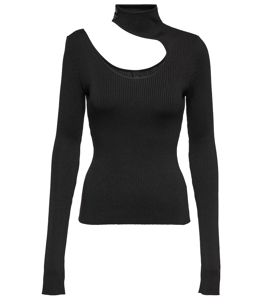 Fiz cutout silk top