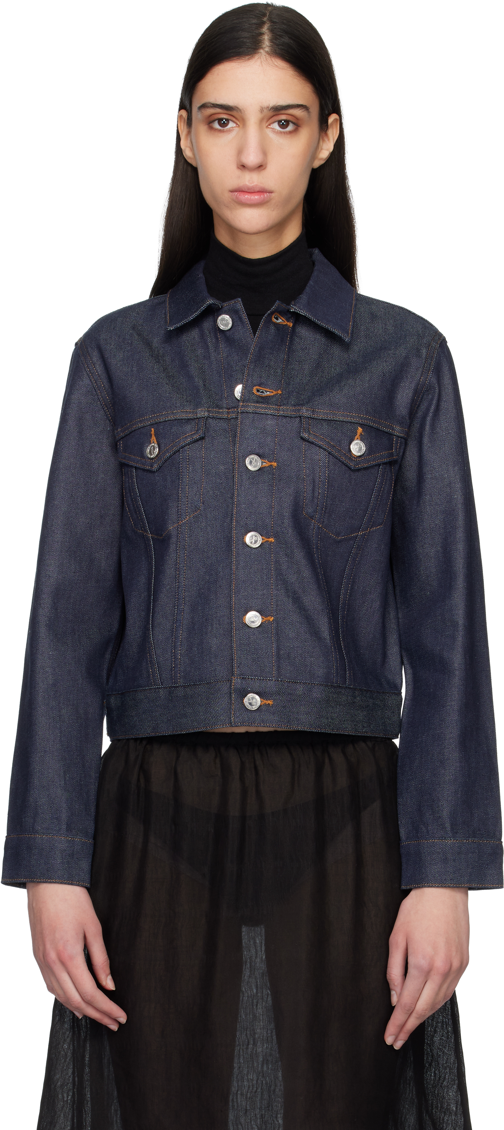 Navy Dion Denim Jacket