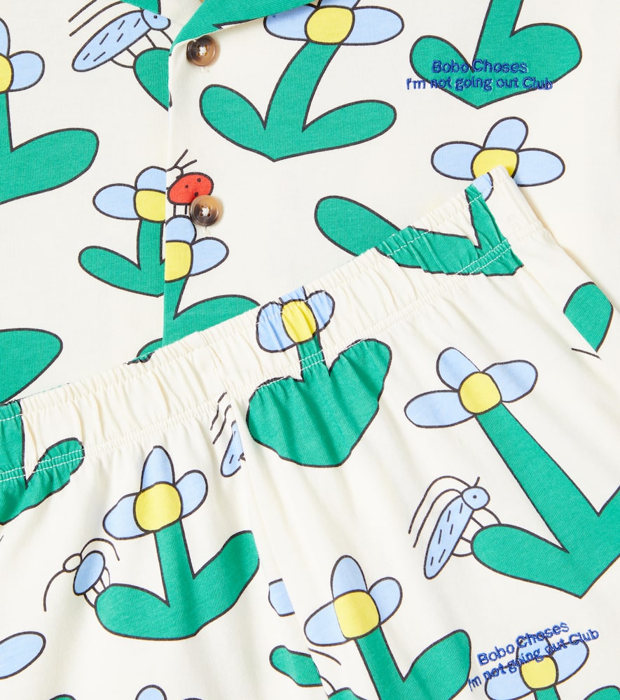 Dancing Flower cotton pajamas