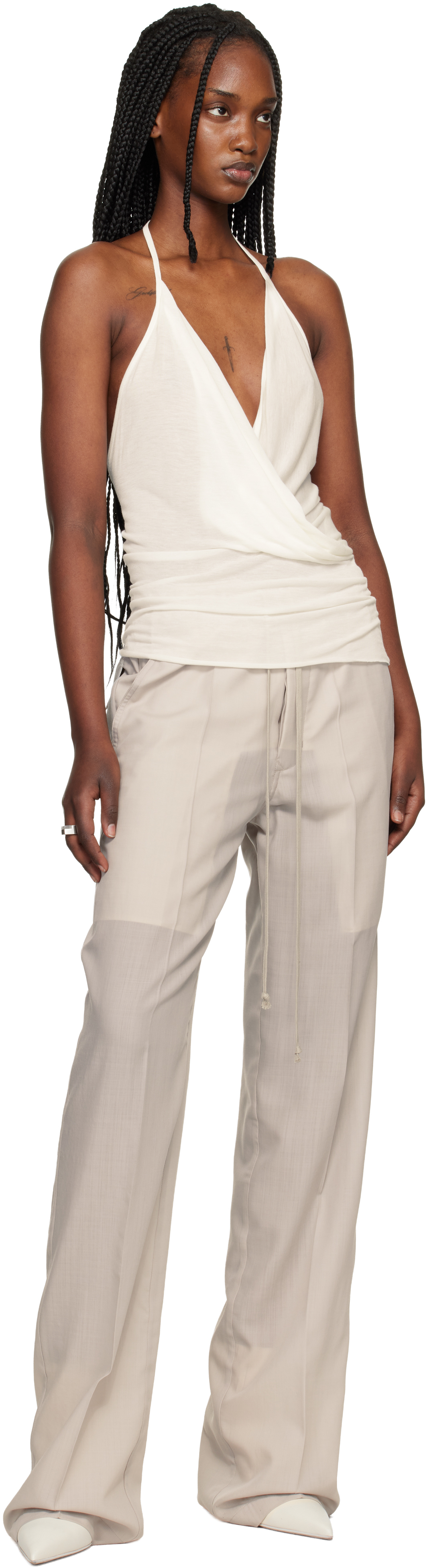 Off-White Temple Dietrich Drawstring Lounge Pants