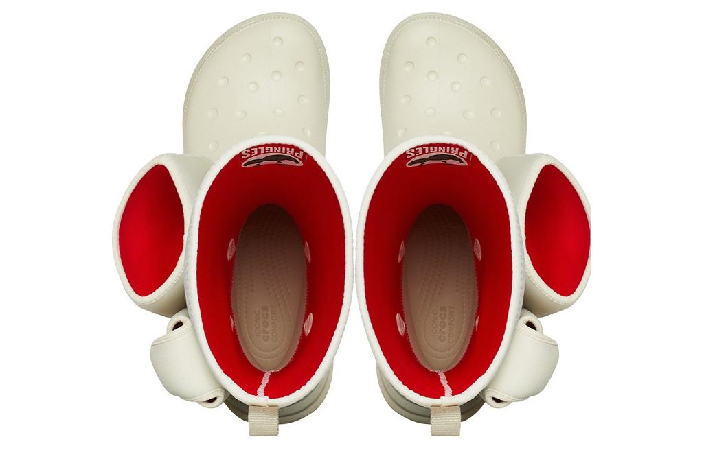 X Pringles Boots 'White Red'
