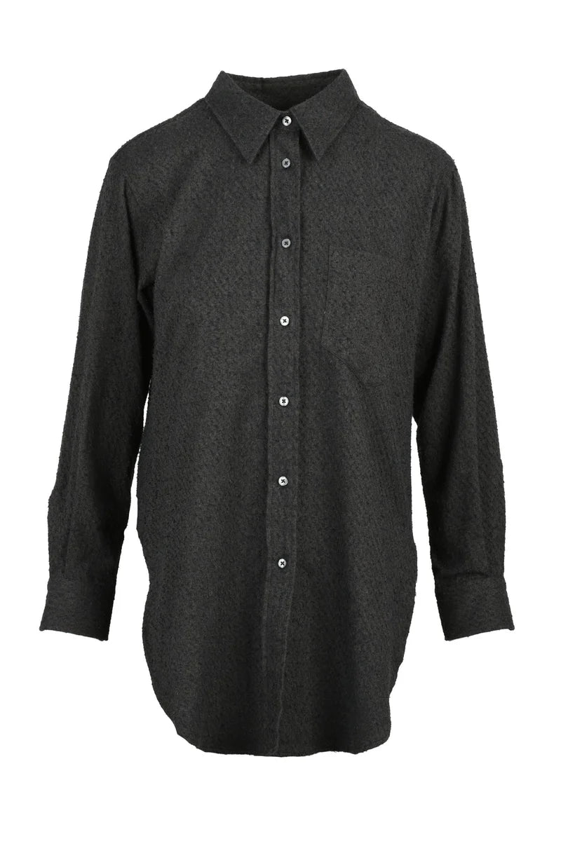 Brown/Blue Cotton Shirt