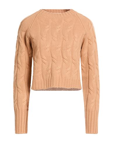 Woman Sweater Camel Size S Cashmere