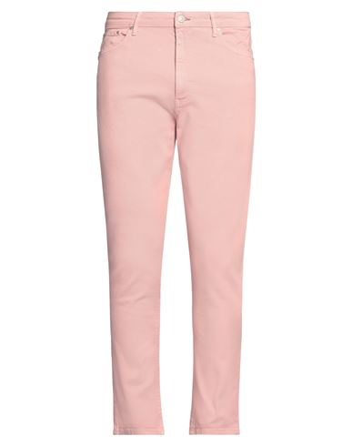 Man Jeans Pink Size 28 Cotton, Elastane