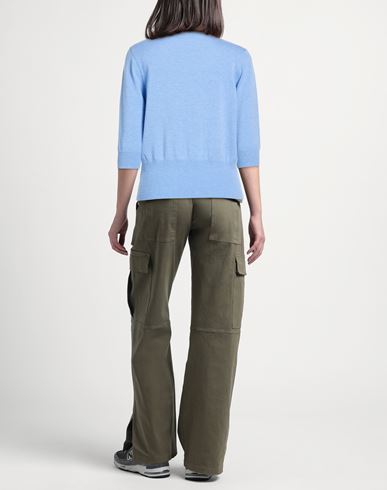 Woman Sweater Light blue Size L Cashmere, Polyethylene