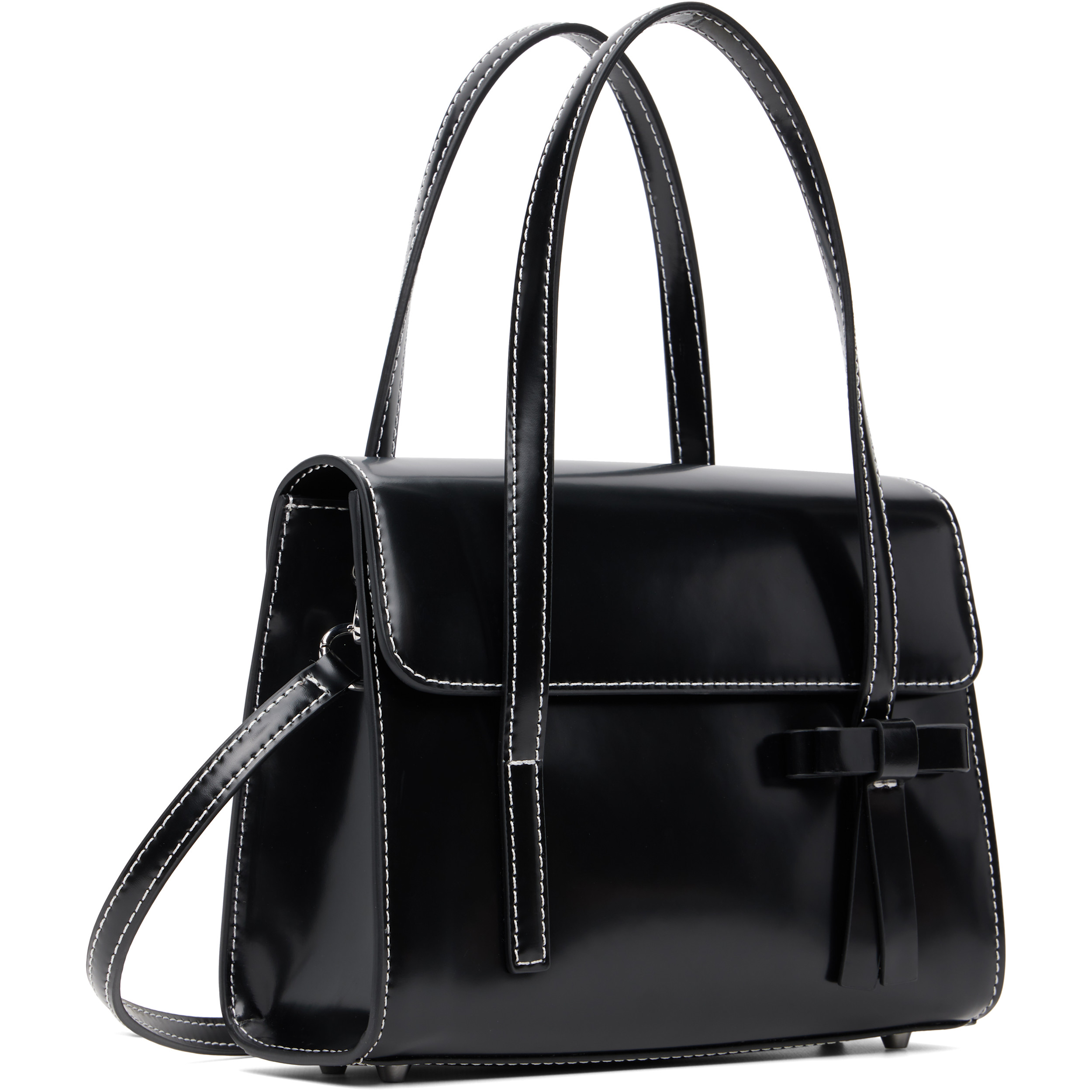 Black Mini Mum Crossbody Bag
