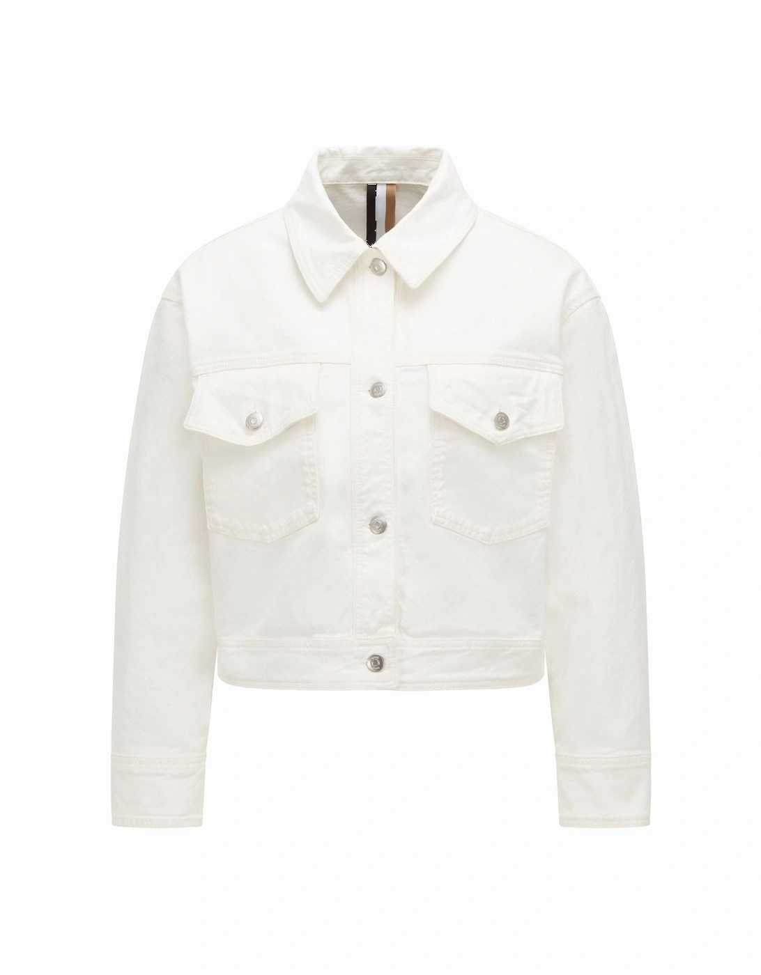 Hugo Boss Women's Denim Jacket - Cream - Size: 10